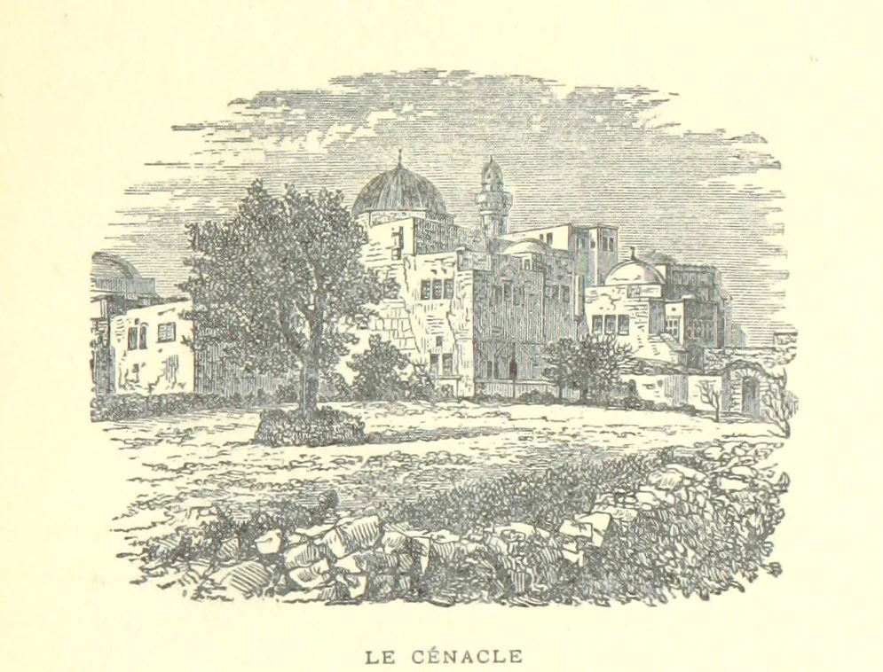 An illustration from De Paris à Jérusalem; impressions & souvenirs du VIme. Pélerinage de Pénitence, 1888, leaf 309