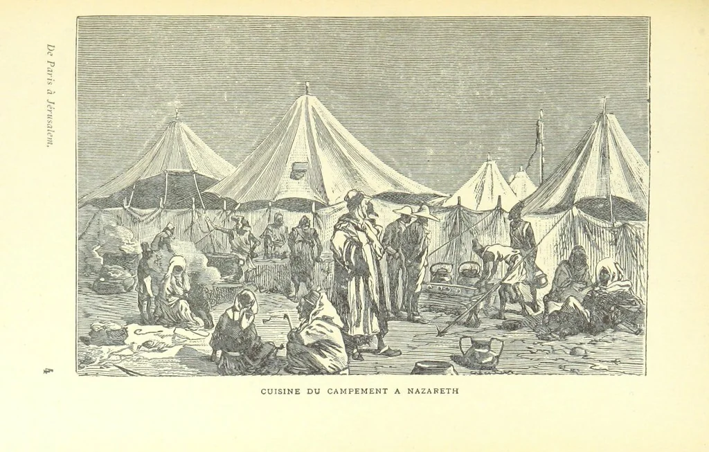 An illustration from De Paris à Jérusalem; impressions & souvenirs du VIme. Pélerinage de Pénitence, 1888, leaf 73