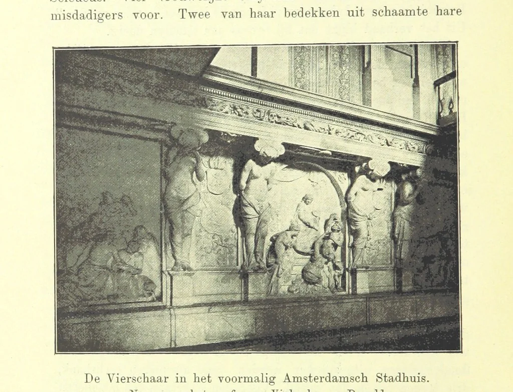 An illustration from Het Land van Rembrand. Studien over de Noordnederlandsche beschaving in de zeventiende eeuw ... Derde druk, geïllustreerd onder toezicht van J. H. W. Unger, 1898, leaf 364