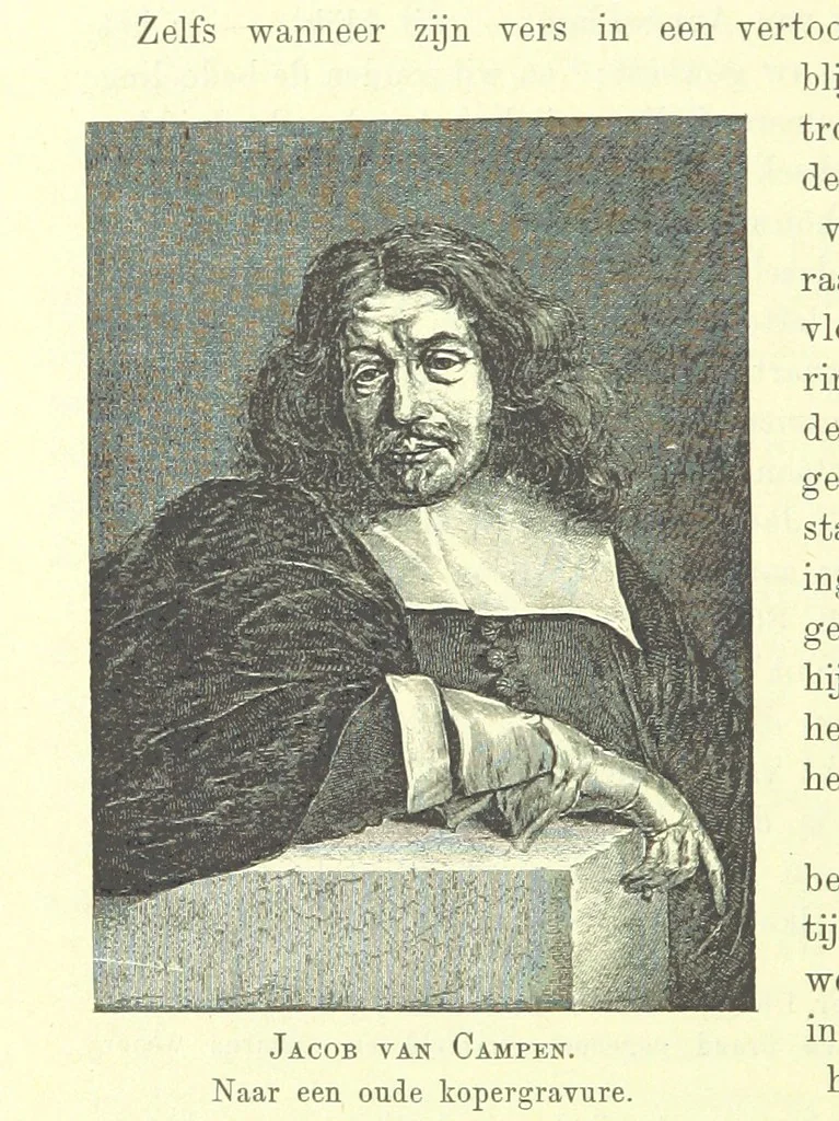 An illustration from Het Land van Rembrand. Studien over de Noordnederlandsche beschaving in de zeventiende eeuw ... Derde druk, geïllustreerd onder toezicht van J. H. W. Unger, 1898, leaf 368