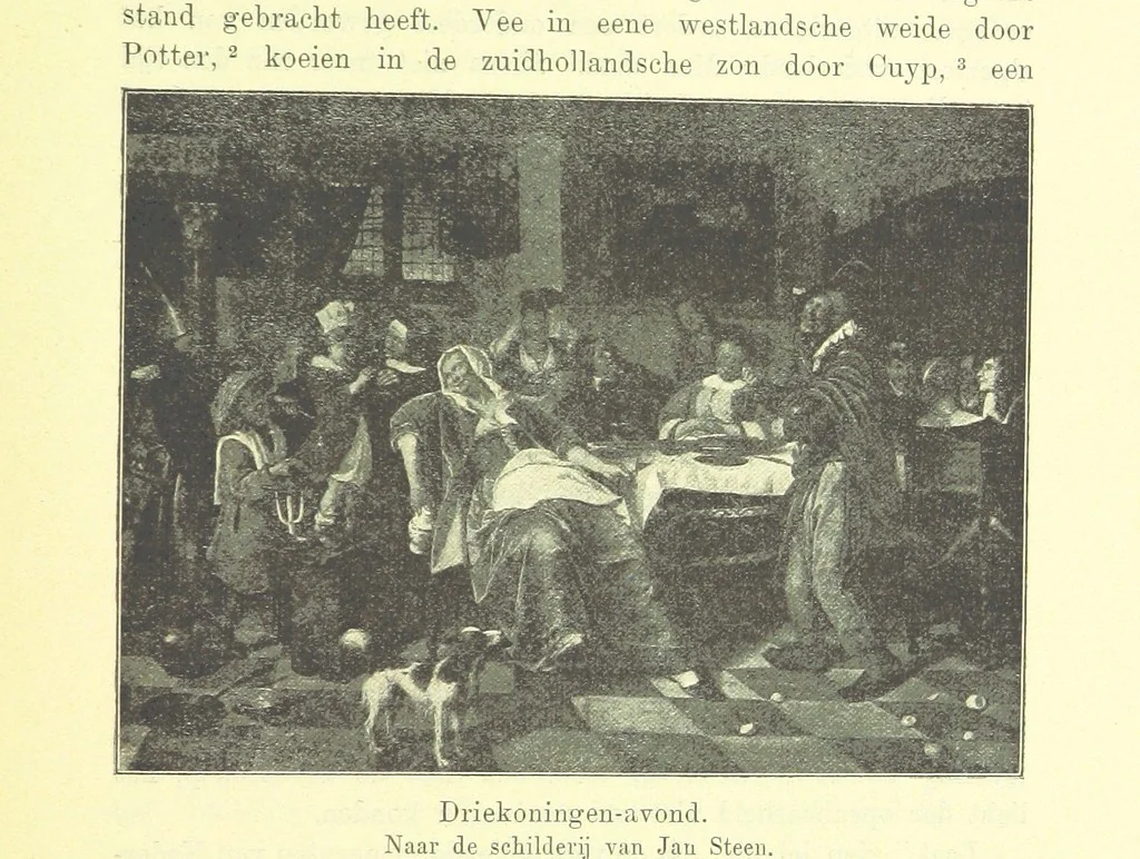 An illustration from Het Land van Rembrand. Studien over de Noordnederlandsche beschaving in de zeventiende eeuw ... Derde druk, geïllustreerd onder toezicht van J. H. W. Unger, 1898, leaf 423