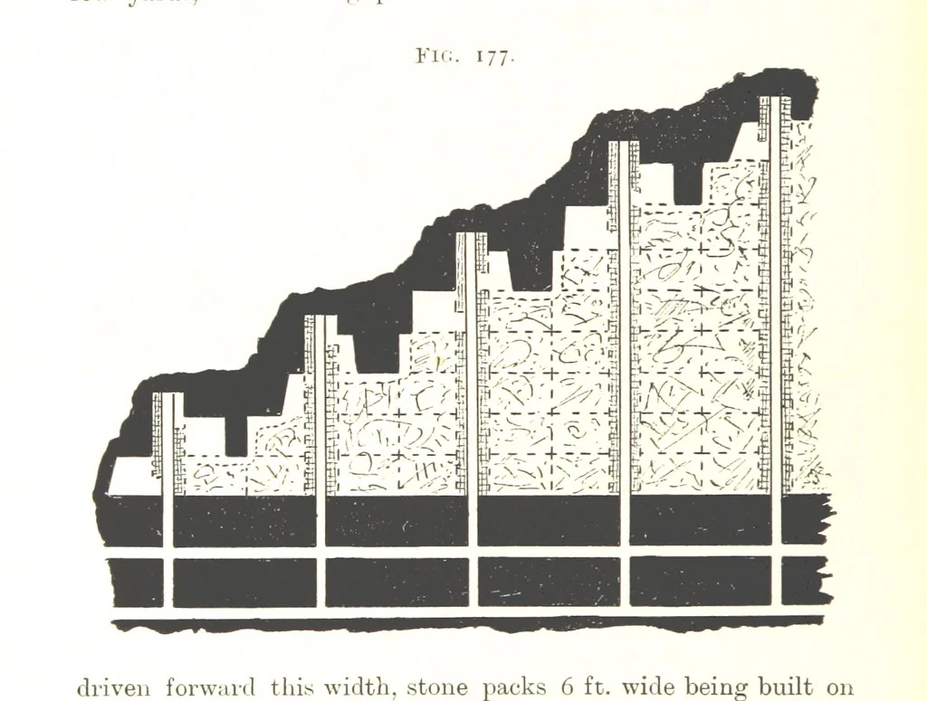 An illustration from A Text-book of Coal-Mining ... With ... illustrations, 1892, leaf 180