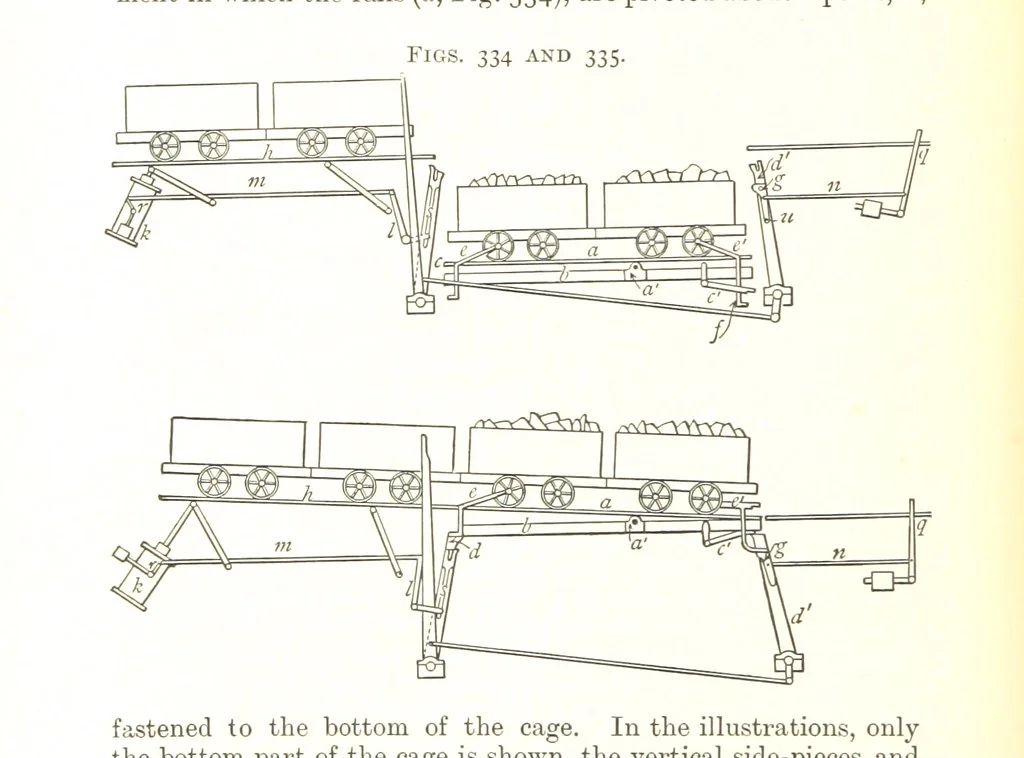 An illustration from A Text-book of Coal-Mining ... With ... illustrations, 1892, leaf 294