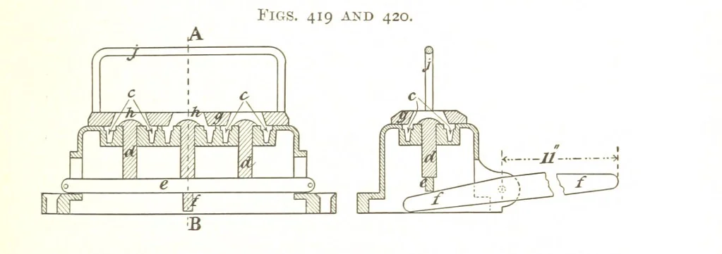 An illustration from A Text-book of Coal-Mining ... With ... illustrations, 1892, leaf 387