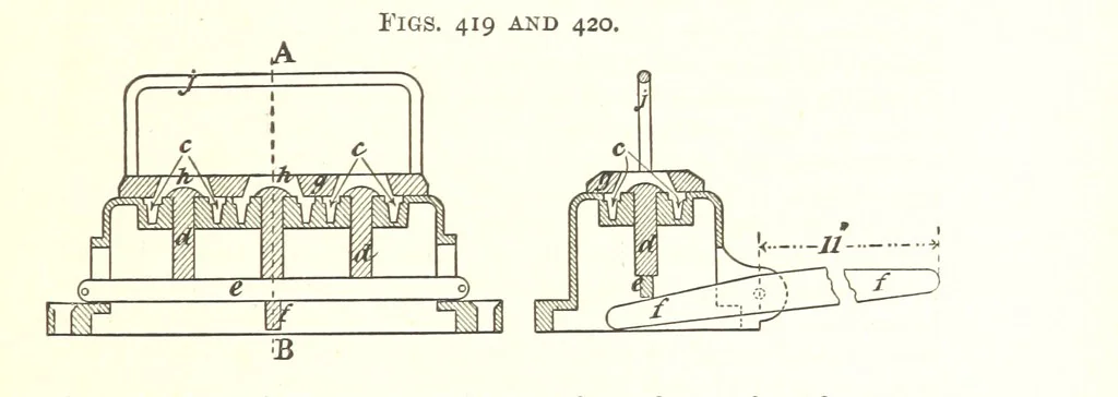 An illustration from A Text-Book of Coal-Mining ... Second edition, etc, 1893, leaf 389