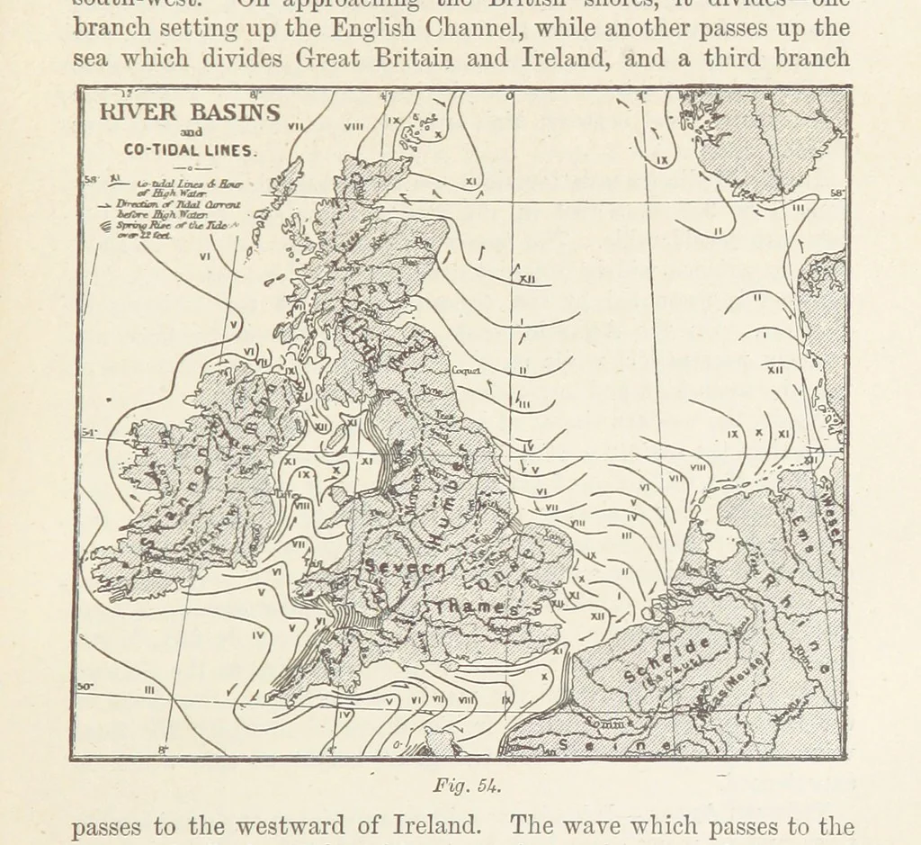 An illustration from A Class-Book of Physical Geography ... New edition, revised and largely rewritten by R. A. Gregory, 1899, leaf 149