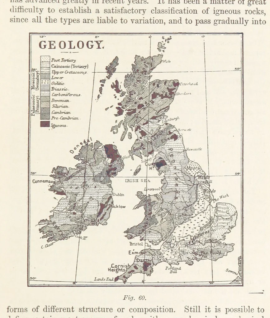 An illustration from A Class-Book of Physical Geography ... New edition, revised and largely rewritten by R. A. Gregory, 1899, leaf 181