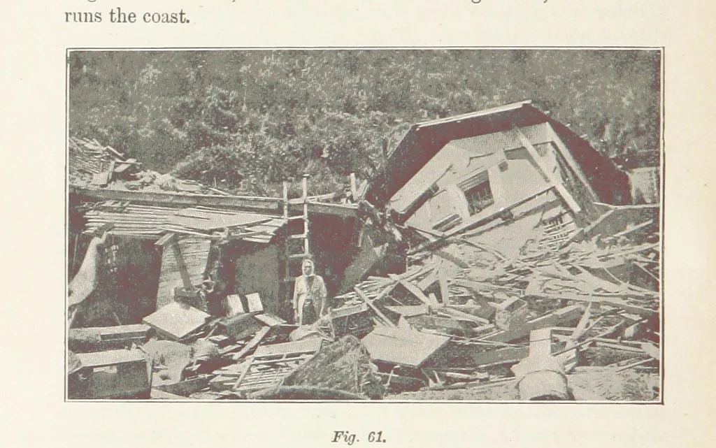 An illustration from A Class-Book of Physical Geography ... New edition, revised and largely rewritten by R. A. Gregory, 1899, leaf 186