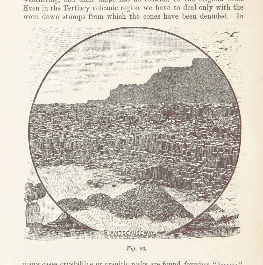 An illustration from A Class-Book of Physical Geography ... New edition, revised and largely rewritten by R. A. Gregory, 1899, leaf 204