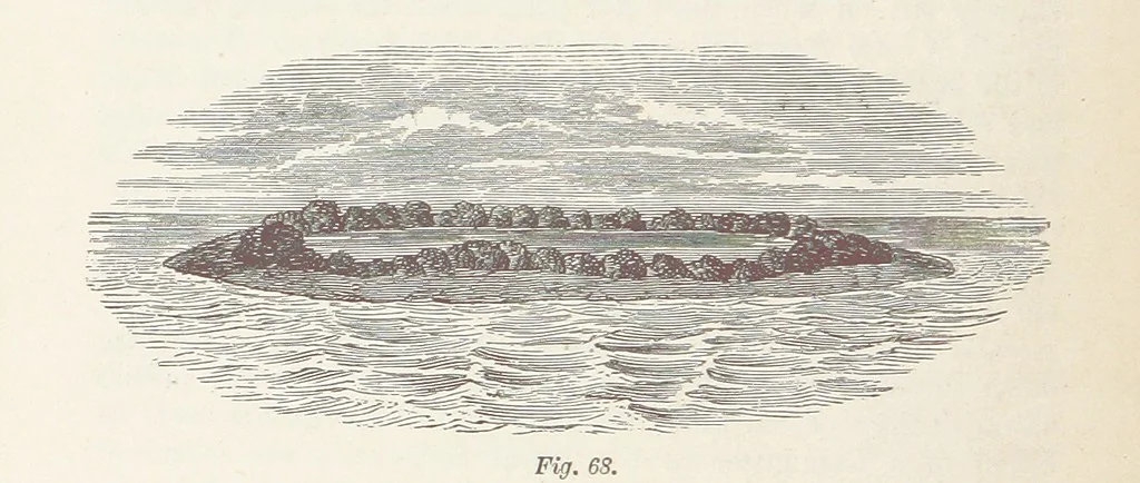An illustration from A Class-Book of Physical Geography ... New edition, revised and largely rewritten by R. A. Gregory, 1899, leaf 210