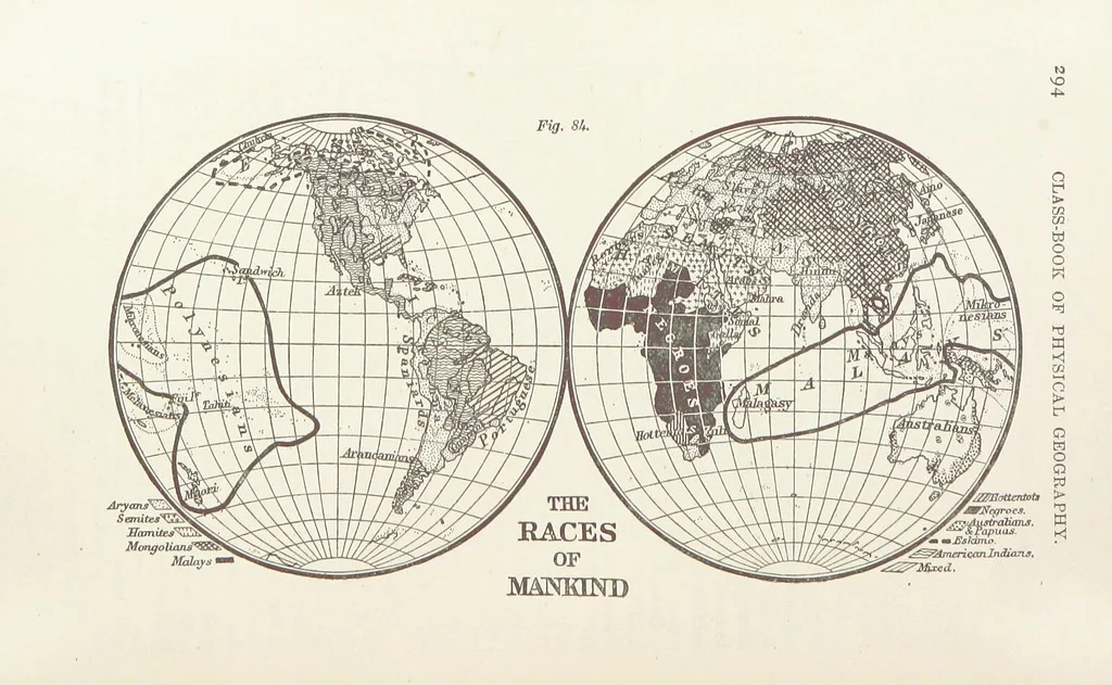 An illustration from A Class-Book of Physical Geography ... New edition, revised and largely rewritten by R. A. Gregory, 1899, leaf 324