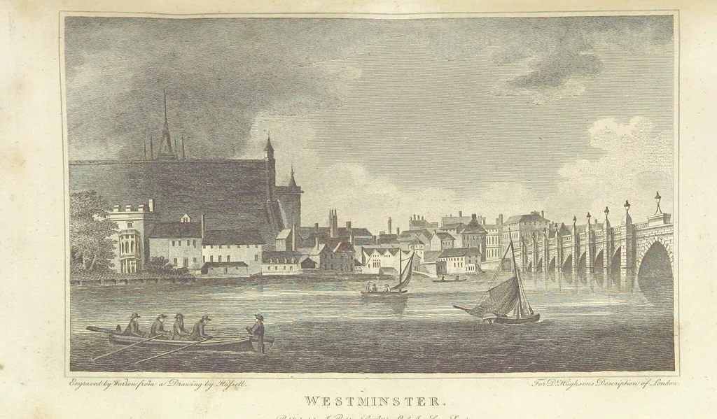 An illustration from London; being an accurate history and description of the British metropolis.] Circuit of London. (London. Westminster and Southwark.) [With maps and plates, 1825, leaf 314