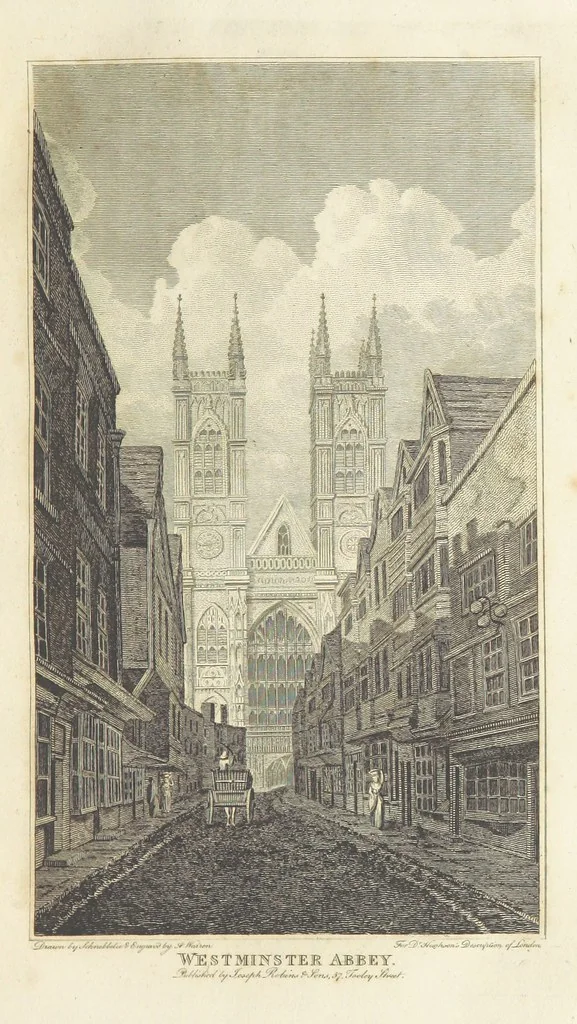An illustration from London; being an accurate history and description of the British metropolis.] Circuit of London. (London. Westminster and Southwark.) [With maps and plates, 1825, leaf 341