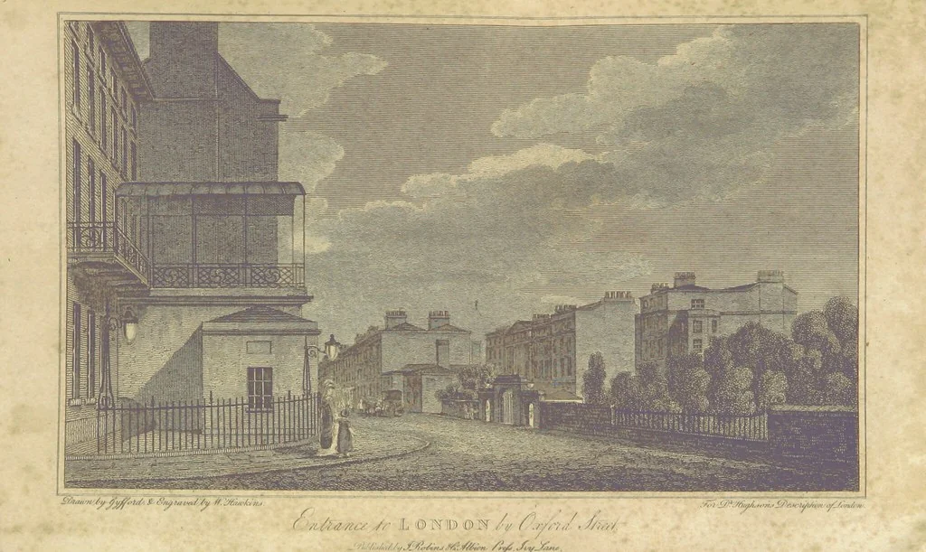 An illustration from London; being an accurate history and description of the British metropolis.] Circuit of London. (London. Westminster and Southwark.) [With maps and plates, 1825, leaf 452