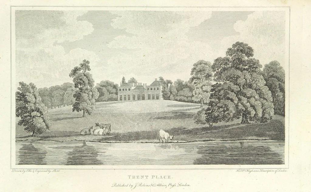 An illustration from London; being an accurate history and description of the British metropolis.] Circuit of London. (London. Westminster and Southwark.) [With maps and plates, 1825, leaf 471