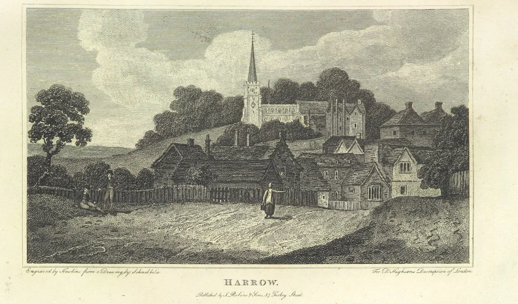 An illustration from London; being an accurate history and description of the British metropolis.] Circuit of London. (London. Westminster and Southwark.) [With maps and plates, 1825, leaf 505