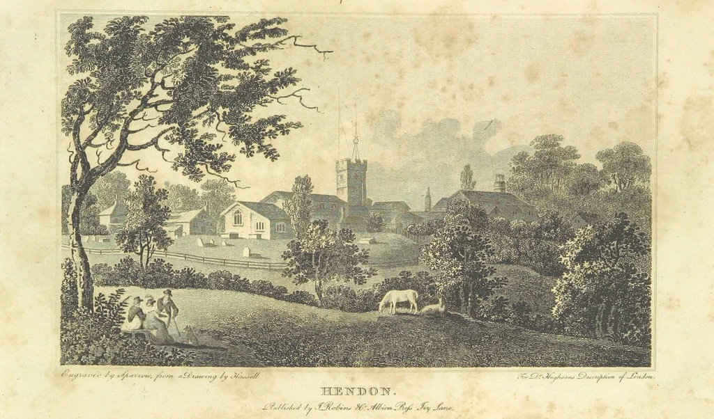An illustration from London; being an accurate history and description of the British metropolis.] Circuit of London. (London. Westminster and Southwark.) [With maps and plates, 1825, leaf 509