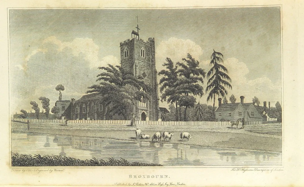 An illustration from London; being an accurate history and description of the British metropolis.] Circuit of London. (London. Westminster and Southwark.) [With maps and plates, 1825, leaf 95