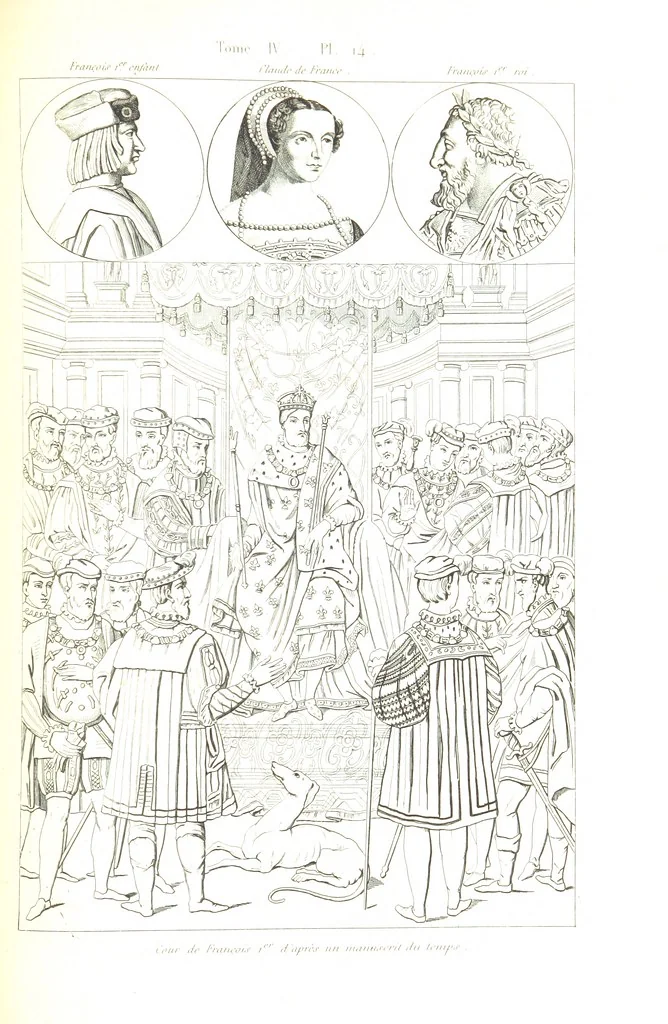 An illustration from France historique et monumentale. Histoire générale de la France, depuis les temps les plus reculés jusqu'à nos jours, illustrée et expliquée par les monuments de toutes les époques, etc, 1836, leaf 1323