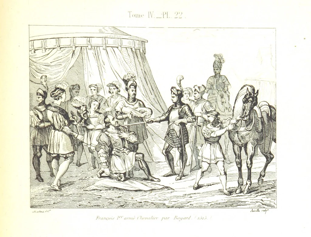 An illustration from France historique et monumentale. Histoire générale de la France, depuis les temps les plus reculés jusqu'à nos jours, illustrée et expliquée par les monuments de toutes les époques, etc, 1836, leaf 1339