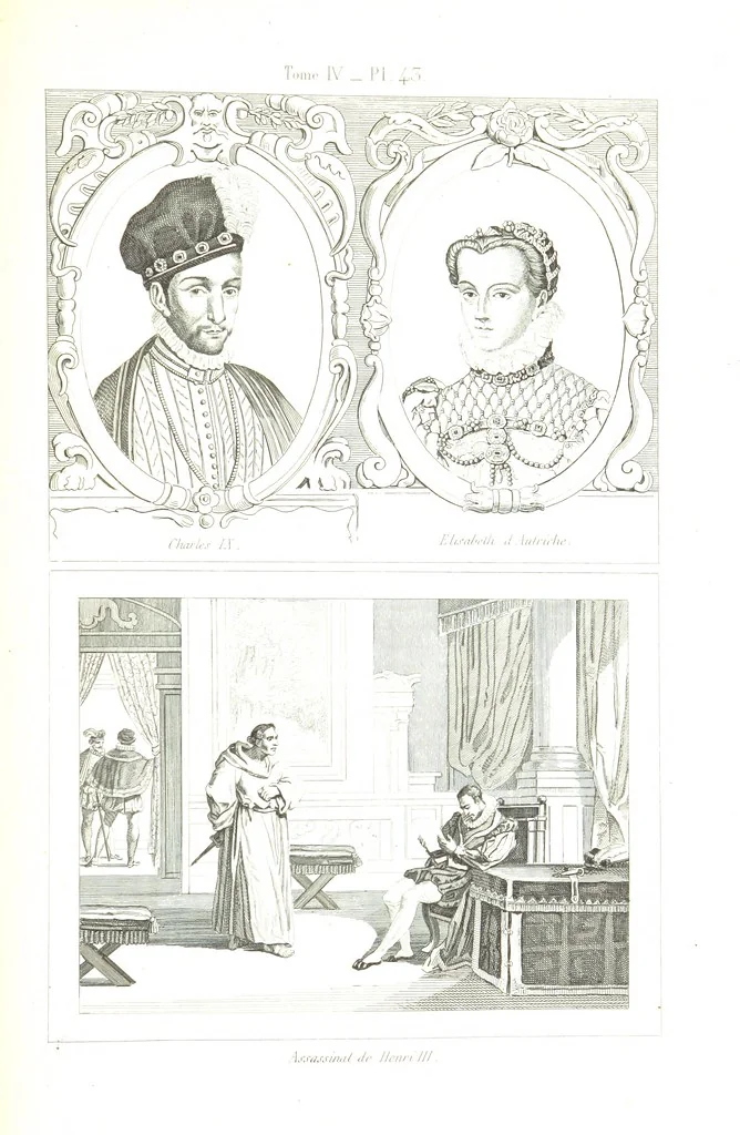 An illustration from France historique et monumentale. Histoire générale de la France, depuis les temps les plus reculés jusqu'à nos jours, illustrée et expliquée par les monuments de toutes les époques, etc, 1836, leaf 1381