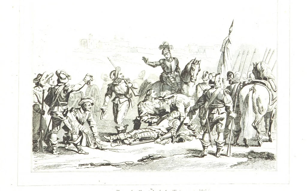An illustration from France historique et monumentale. Histoire générale de la France, depuis les temps les plus reculés jusqu'à nos jours, illustrée et expliquée par les monuments de toutes les époques, etc, 1836, leaf 1403