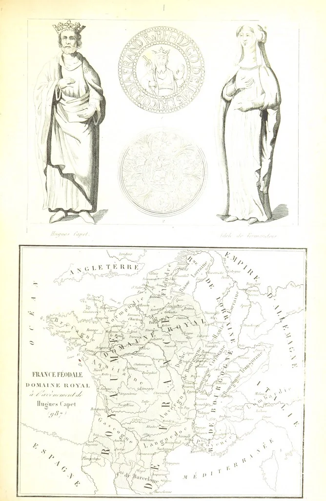 An illustration from France historique et monumentale. Histoire générale de la France, depuis les temps les plus reculés jusqu'à nos jours, illustrée et expliquée par les monuments de toutes les époques, etc, 1836, leaf 441