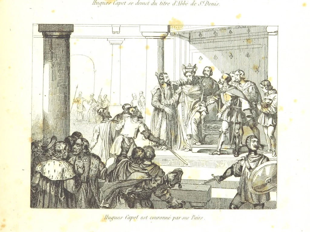 An illustration from France historique et monumentale. Histoire générale de la France, depuis les temps les plus reculés jusqu'à nos jours, illustrée et expliquée par les monuments de toutes les époques, etc, 1836, leaf 447
