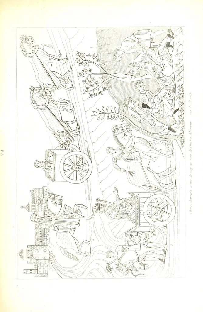An illustration from France historique et monumentale. Histoire générale de la France, depuis les temps les plus reculés jusqu'à nos jours, illustrée et expliquée par les monuments de toutes les époques, etc, 1836, leaf 453