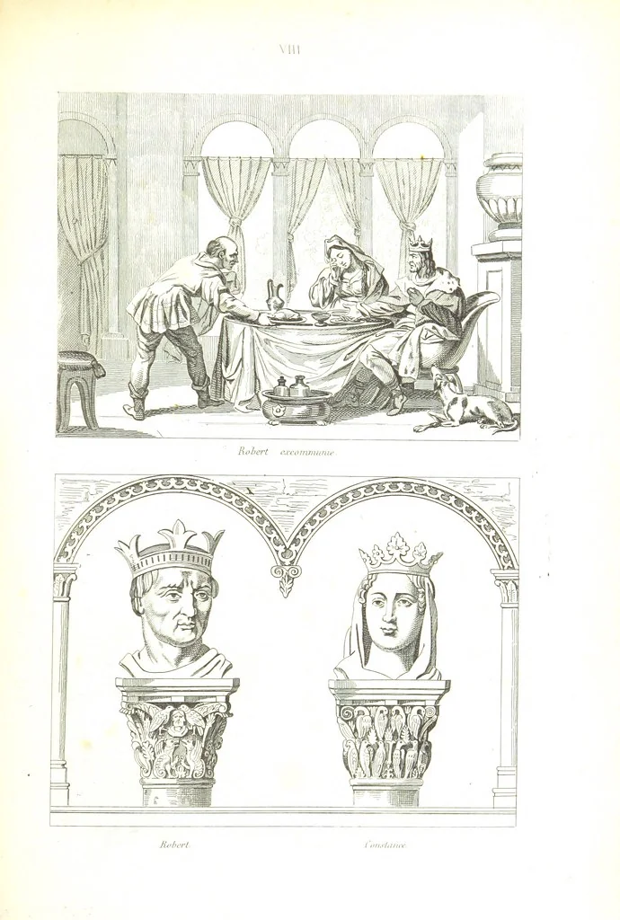An illustration from France historique et monumentale. Histoire générale de la France, depuis les temps les plus reculés jusqu'à nos jours, illustrée et expliquée par les monuments de toutes les époques, etc, 1836, leaf 455