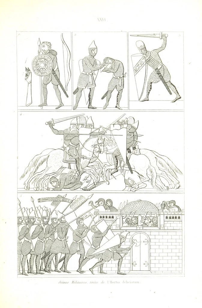 An illustration from France historique et monumentale. Histoire générale de la France, depuis les temps les plus reculés jusqu'à nos jours, illustrée et expliquée par les monuments de toutes les époques, etc, 1836, leaf 479