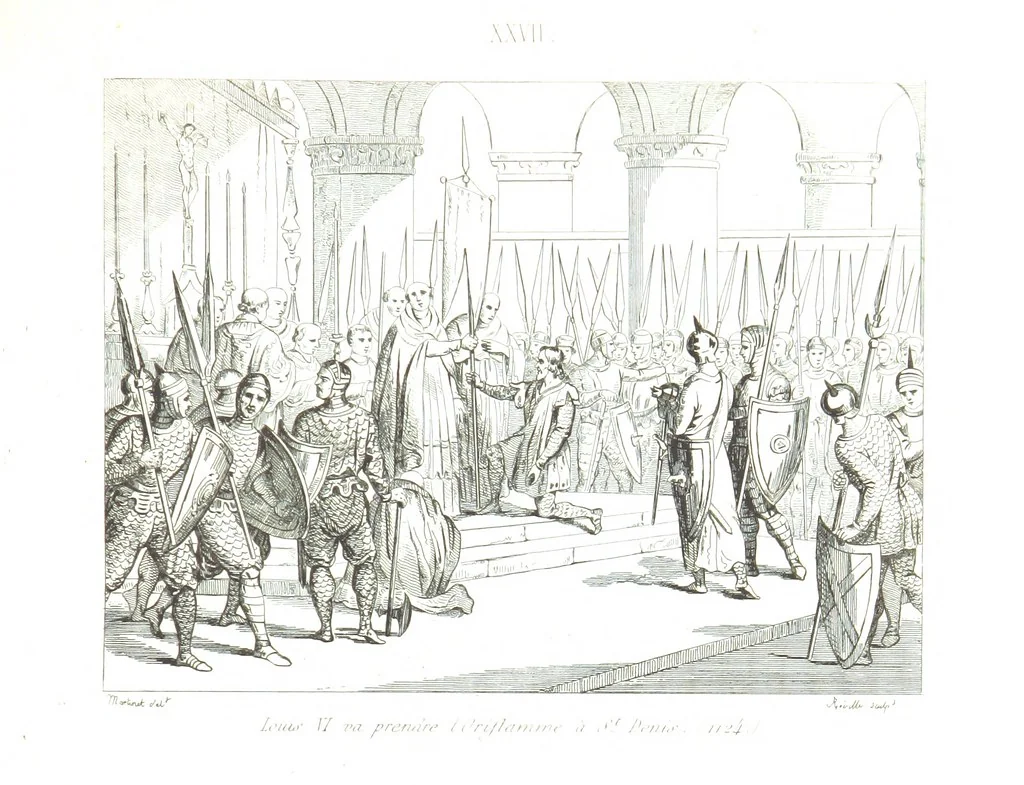 An illustration from France historique et monumentale. Histoire générale de la France, depuis les temps les plus reculés jusqu'à nos jours, illustrée et expliquée par les monuments de toutes les époques, etc, 1836, leaf 481