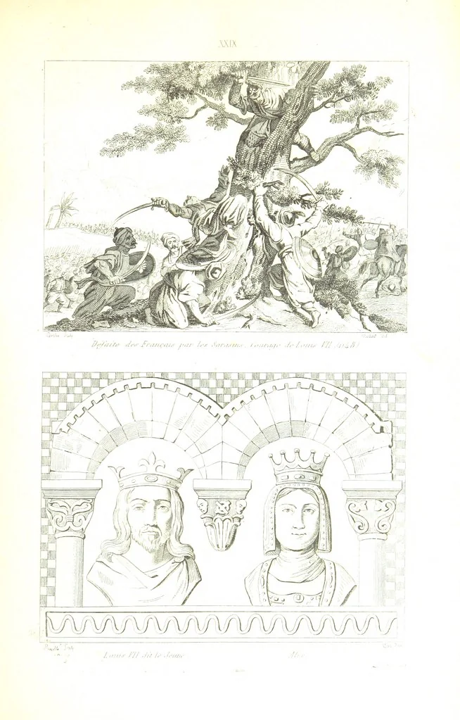 An illustration from France historique et monumentale. Histoire générale de la France, depuis les temps les plus reculés jusqu'à nos jours, illustrée et expliquée par les monuments de toutes les époques, etc, 1836, leaf 485