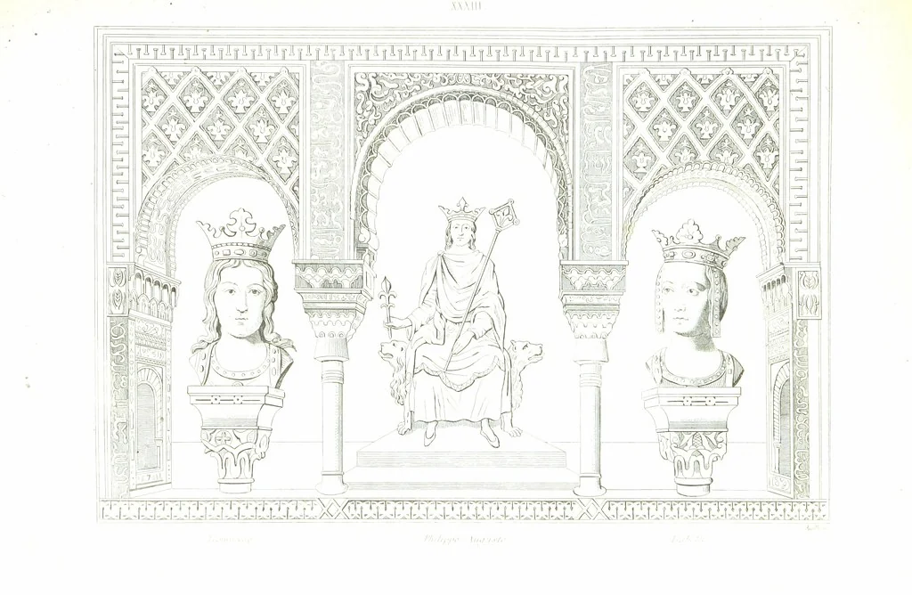 An illustration from France historique et monumentale. Histoire générale de la France, depuis les temps les plus reculés jusqu'à nos jours, illustrée et expliquée par les monuments de toutes les époques, etc, 1836, leaf 493