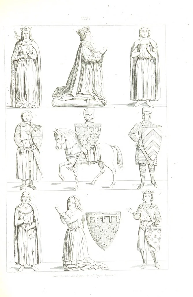 An illustration from France historique et monumentale. Histoire générale de la France, depuis les temps les plus reculés jusqu'à nos jours, illustrée et expliquée par les monuments de toutes les époques, etc, 1836, leaf 495