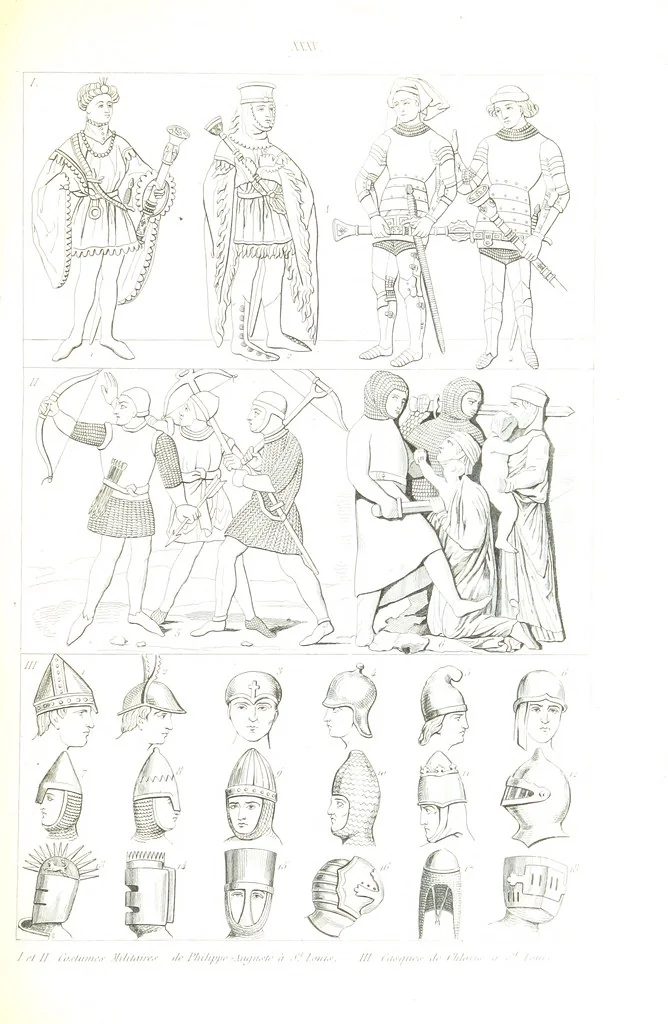 An illustration from France historique et monumentale. Histoire générale de la France, depuis les temps les plus reculés jusqu'à nos jours, illustrée et expliquée par les monuments de toutes les époques, etc, 1836, leaf 497
