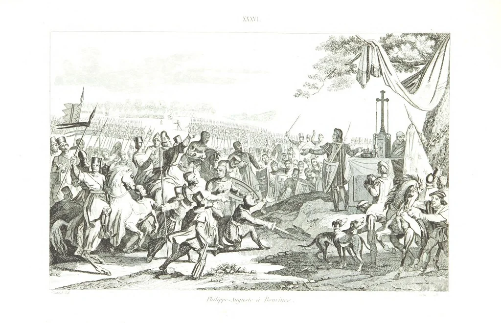 An illustration from France historique et monumentale. Histoire générale de la France, depuis les temps les plus reculés jusqu'à nos jours, illustrée et expliquée par les monuments de toutes les époques, etc, 1836, leaf 499
