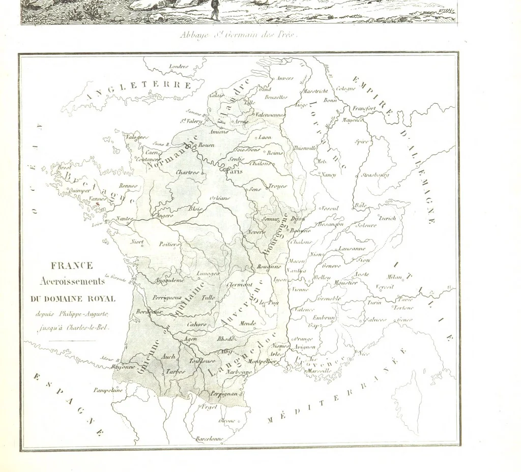 An illustration from France historique et monumentale. Histoire générale de la France, depuis les temps les plus reculés jusqu'à nos jours, illustrée et expliquée par les monuments de toutes les époques, etc, 1836, leaf 501