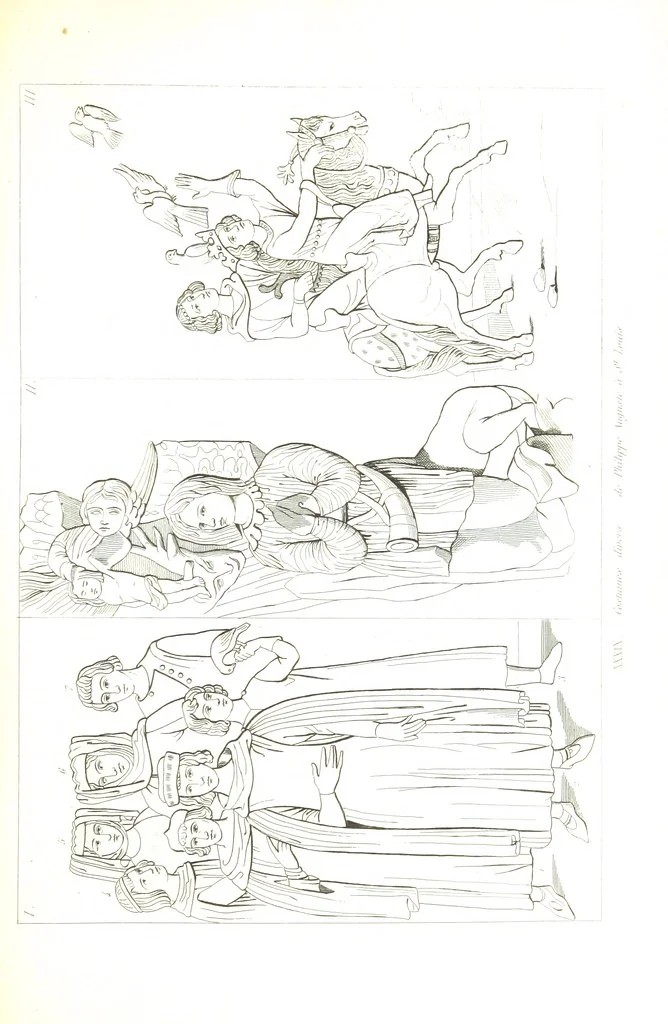 An illustration from France historique et monumentale. Histoire générale de la France, depuis les temps les plus reculés jusqu'à nos jours, illustrée et expliquée par les monuments de toutes les époques, etc, 1836, leaf 505