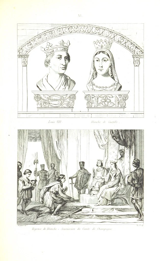 An illustration from France historique et monumentale. Histoire générale de la France, depuis les temps les plus reculés jusqu'à nos jours, illustrée et expliquée par les monuments de toutes les époques, etc, 1836, leaf 507