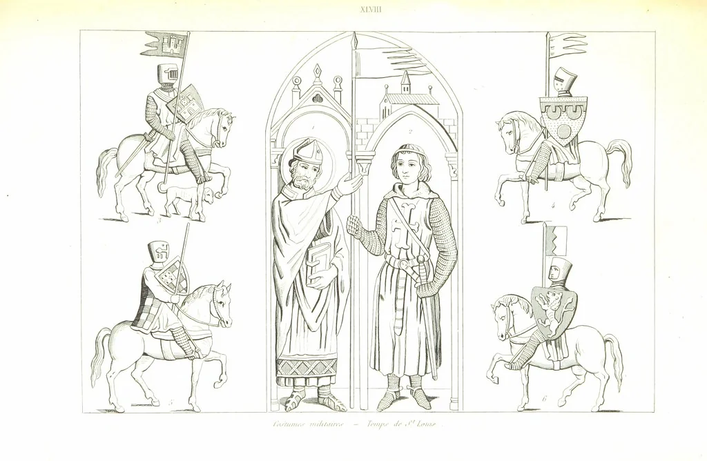 An illustration from France historique et monumentale. Histoire générale de la France, depuis les temps les plus reculés jusqu'à nos jours, illustrée et expliquée par les monuments de toutes les époques, etc, 1836, leaf 523