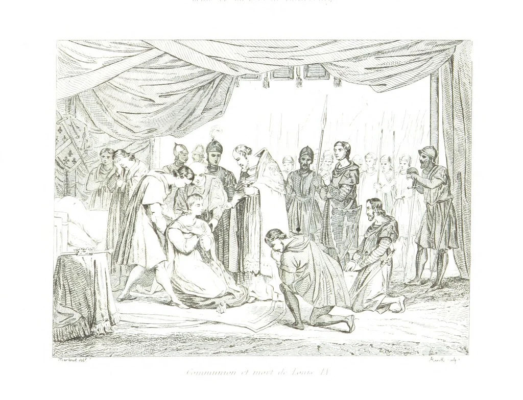 An illustration from France historique et monumentale. Histoire générale de la France, depuis les temps les plus reculés jusqu'à nos jours, illustrée et expliquée par les monuments de toutes les époques, etc, 1836, leaf 527