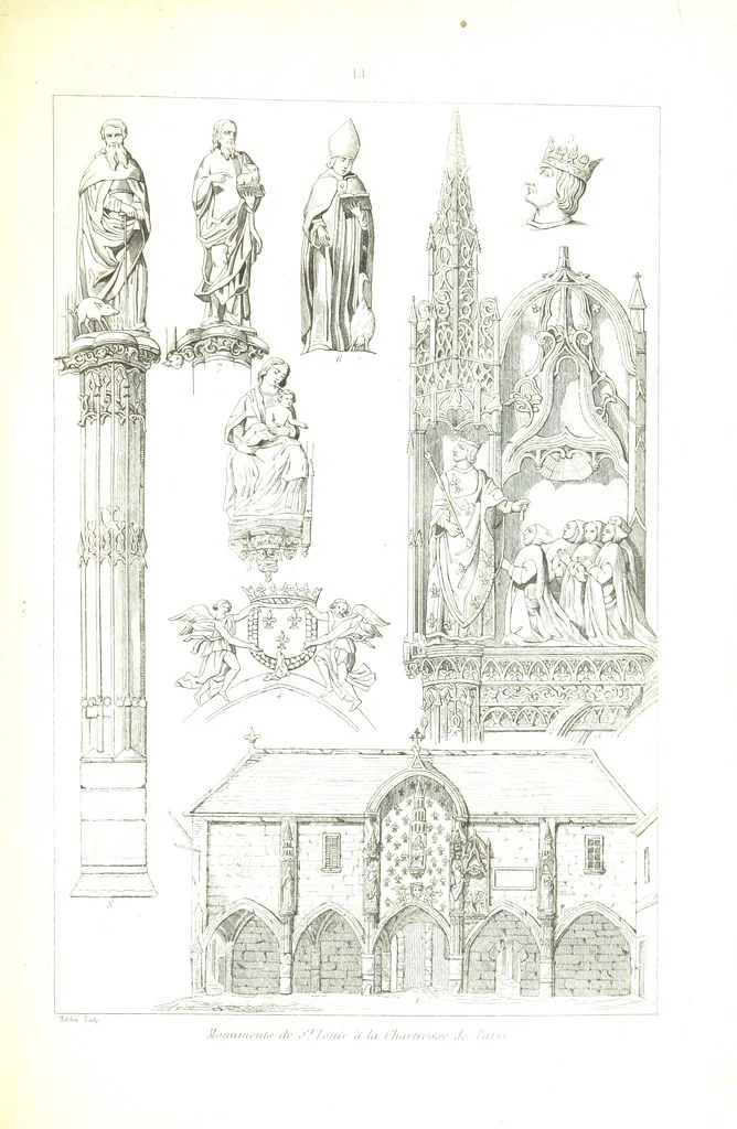 An illustration from France historique et monumentale. Histoire générale de la France, depuis les temps les plus reculés jusqu'à nos jours, illustrée et expliquée par les monuments de toutes les époques, etc, 1836, leaf 529