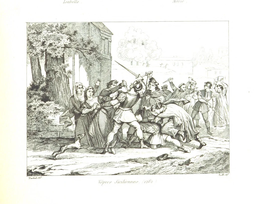 An illustration from France historique et monumentale. Histoire générale de la France, depuis les temps les plus reculés jusqu'à nos jours, illustrée et expliquée par les monuments de toutes les époques, etc, 1836, leaf 533