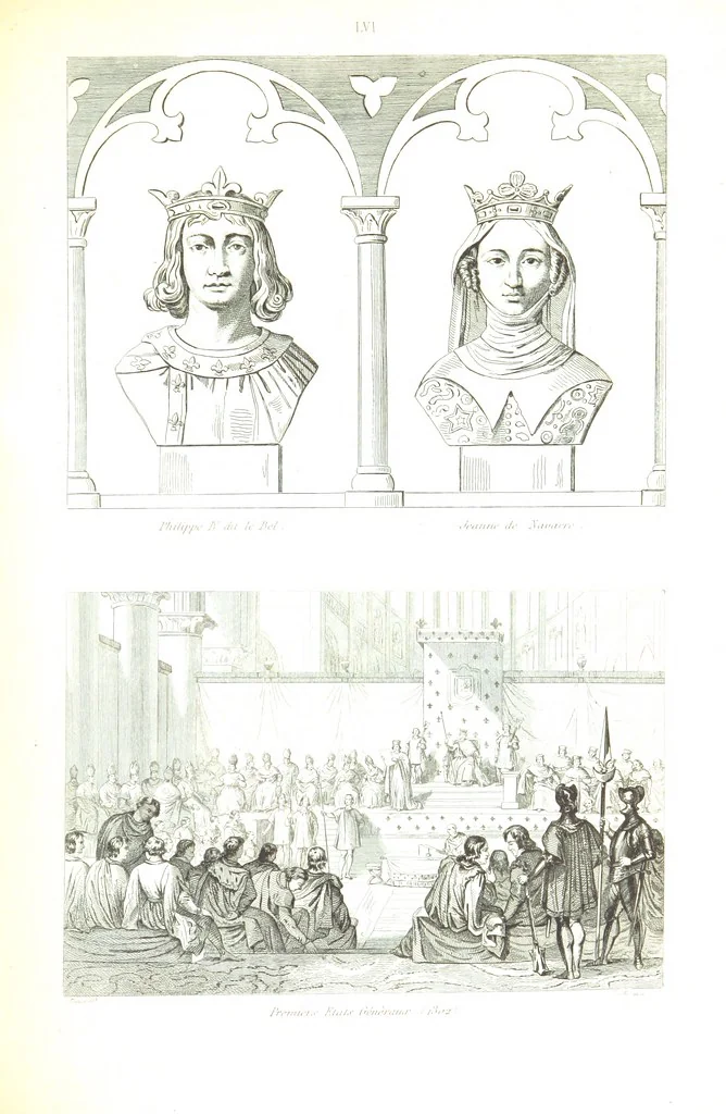 An illustration from France historique et monumentale. Histoire générale de la France, depuis les temps les plus reculés jusqu'à nos jours, illustrée et expliquée par les monuments de toutes les époques, etc, 1836, leaf 539
