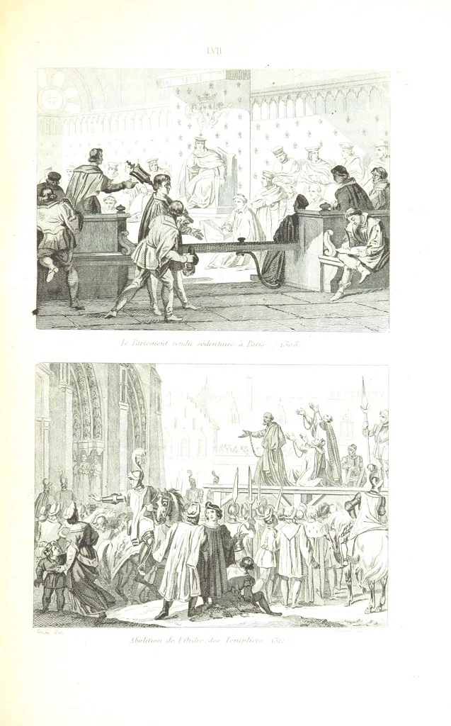 An illustration from France historique et monumentale. Histoire générale de la France, depuis les temps les plus reculés jusqu'à nos jours, illustrée et expliquée par les monuments de toutes les époques, etc, 1836, leaf 541