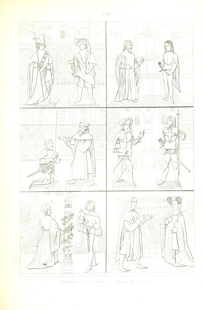 An illustration from France historique et monumentale. Histoire générale de la France, depuis les temps les plus reculés jusqu'à nos jours, illustrée et expliquée par les monuments de toutes les époques, etc, 1836, leaf 543