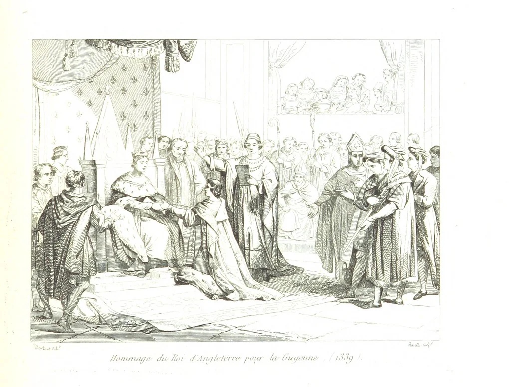 An illustration from France historique et monumentale. Histoire générale de la France, depuis les temps les plus reculés jusqu'à nos jours, illustrée et expliquée par les monuments de toutes les époques, etc, 1836, leaf 563