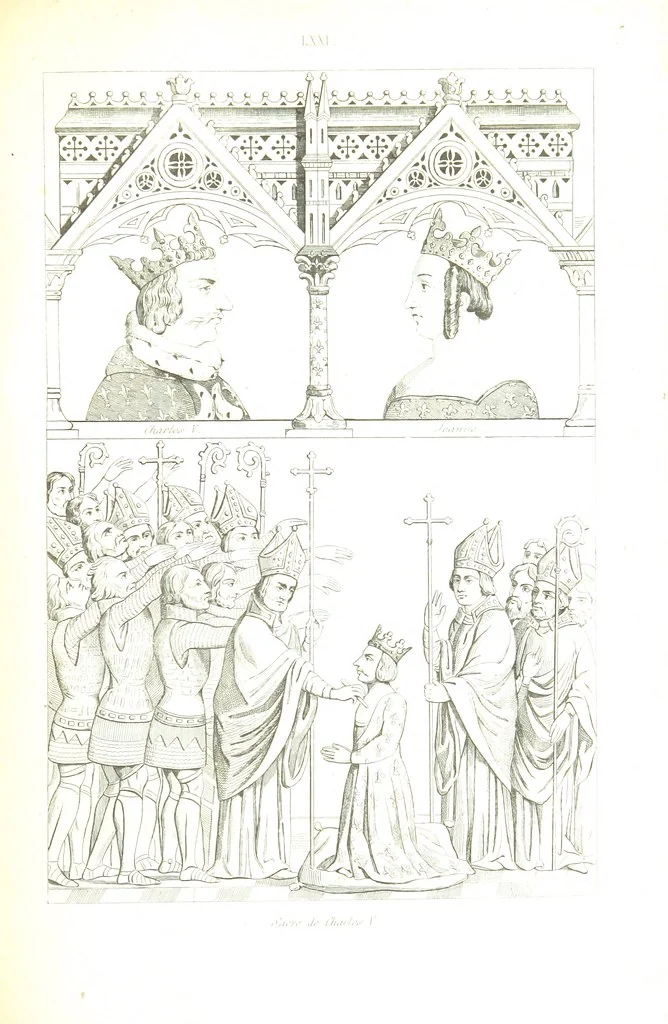 An illustration from France historique et monumentale. Histoire générale de la France, depuis les temps les plus reculés jusqu'à nos jours, illustrée et expliquée par les monuments de toutes les époques, etc, 1836, leaf 573