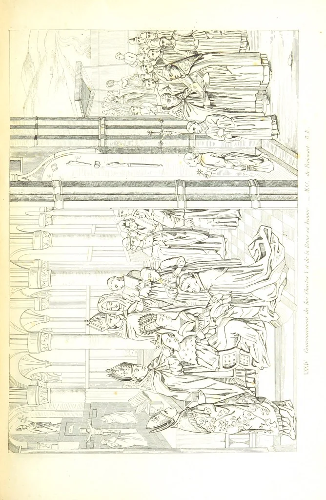 An illustration from France historique et monumentale. Histoire générale de la France, depuis les temps les plus reculés jusqu'à nos jours, illustrée et expliquée par les monuments de toutes les époques, etc, 1836, leaf 579